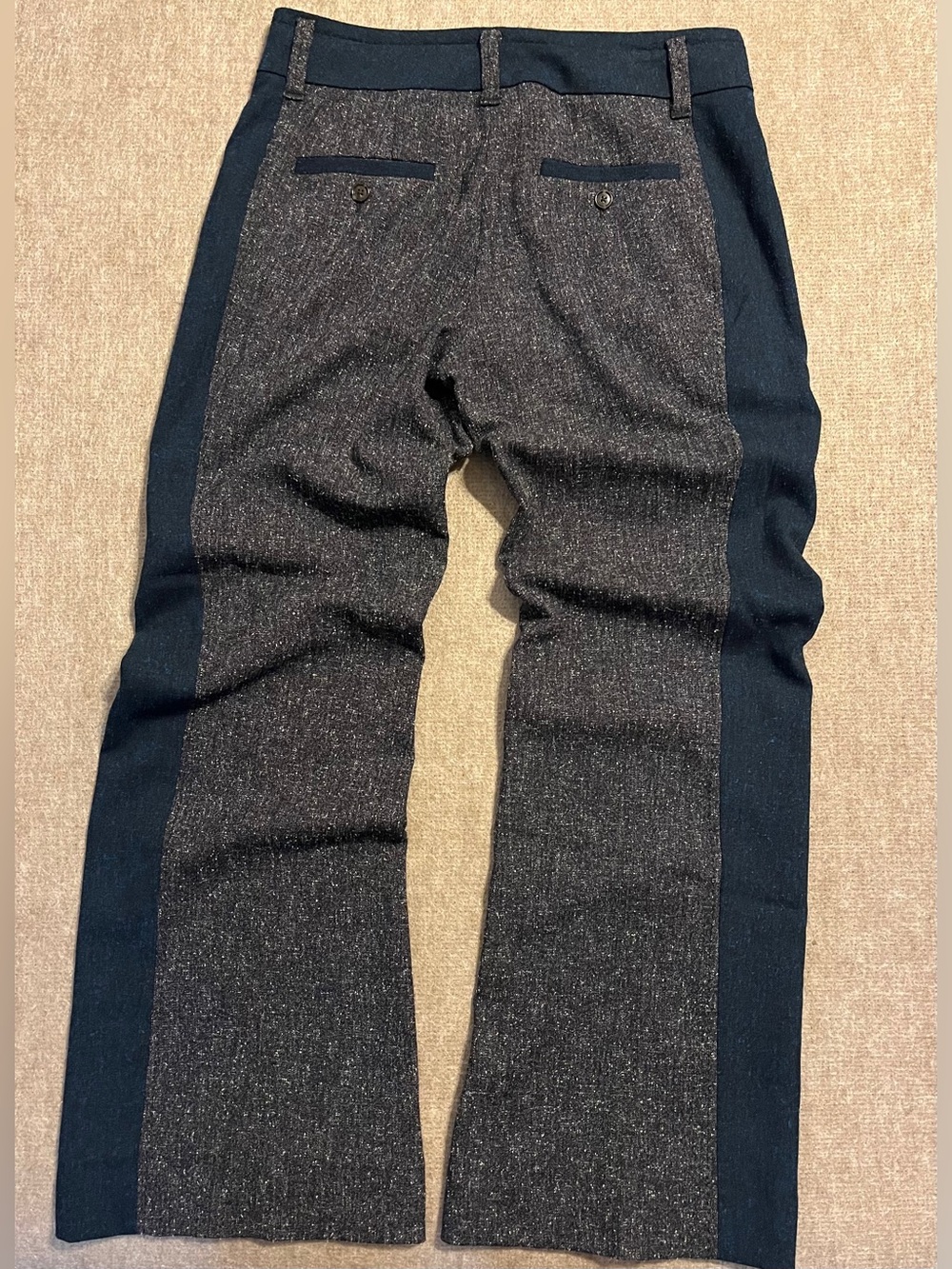 Anthropologie Elevenses Brighton Tweed Wide Leg Pants Size 4 - Picture 4 of 13